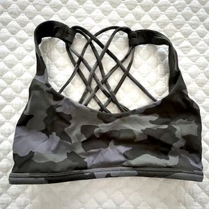 Lululemon camo bra- size 4